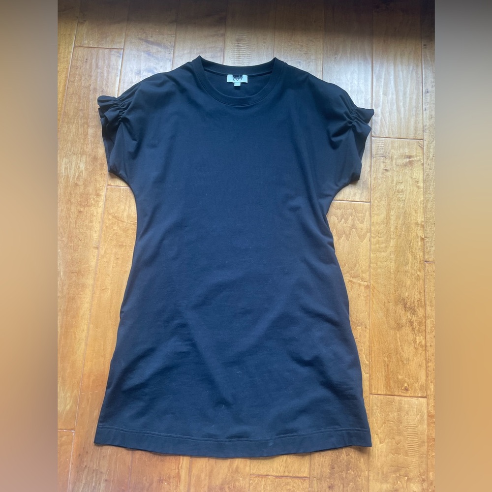 COS black casual crewneck dress LBD